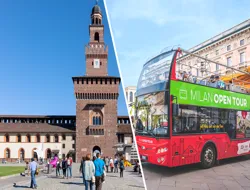 Combo (Save 8%): YesMilano City Pass: Attractions & Free Public Transport + 1-Day Hop-On Hop-Off Tour of Milan